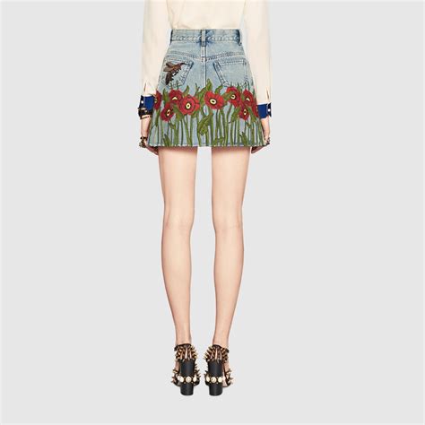 gucci lame skirt|gucci skirt denim.